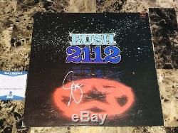 Rare Lee Geddy Signé Autographié Rush 2112 Vinyl Record Bas Coa Livraison Gratuite