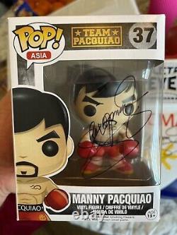 Rare Manny Pacman Pacquiao Signé Funko Pop #37 Vaulted Autograph Psa Coa