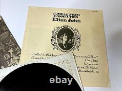 Rare Psa Elton John Signé Autograph Album Vinyl Record Tumbleweed Connection