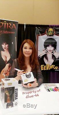 Rare Signé Funko Pop # 375 Empire Spooky Exclusif Elvira Autographed Le 1500