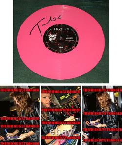 Rare Tove Lo Signée Autographied Truth Serum 10 Pink Vinyl Rsd Proof Coa