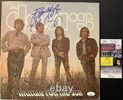 Ray Manzarek, Robby Krieger Les Portes Signées Jsa Coa Autographed Rare Vinyl