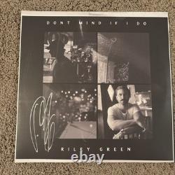 Riley Green Vinyle Autographié 'Don't Mind If I Do' Signé avec COA JSA LIRE