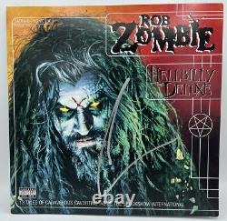 Rob Zombie Signé Autograph Hellbilly Deluxe Vinyl Album Lp Avec Proof
