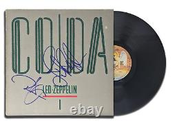 Robert Plant John Paul Jones Signé Led Zeppelin Coda Autographied Vinyl Album Lp