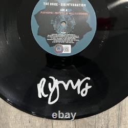 Robert Smith signé et dédicacé disque vinyle Beckett BAS COA The Cure