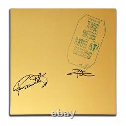 Roger Daltrey Pete Townshend Signé Qui Vit À Leeds Autographié Vinyl Albu