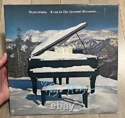 Roger Hodgson Signé Supertramp Même Dans Les Moments Les Plus Calmes Vinyle Disque Album