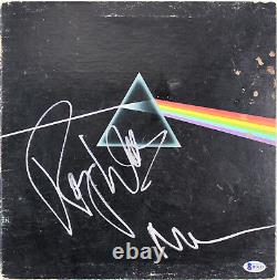 Roger Waters & Nick Mason Pink Floyd Couverture De L'album Signée Avec Vinyl Bas #a74013