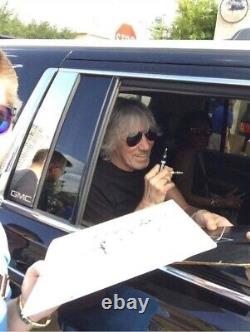 Roger Waters a Signé un Vinyle Rare de Pink Floyd Dark Side Moon Autographié. (coa)
