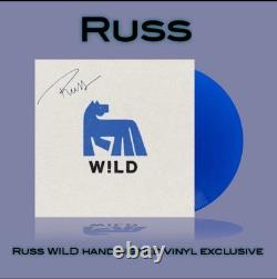 Russ Wild Vinyle LP signé à la main / Autographié Pré-commande 2025 W! LD