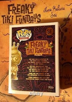 Sdcc 2019 Freaky Tiki Funko Fundays Pop! Golden Freddy Idol Le1600 Signé Rare