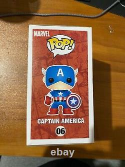 Sebastian Stan A Signé Sdcc Bucky Cap Cap Cap America 06 Funko Pop Jsa Nn49006