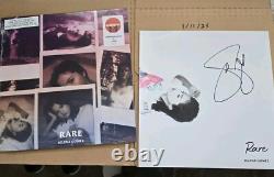 Selena Gomez Inscription Autographiée Insert de Disque VINYLE & Nouvel Album VINYLE Rare