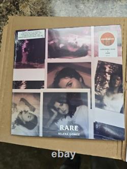 Selena Gomez Inscription Autographiée Insert de Disque VINYLE & Nouvel Album VINYLE Rare