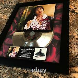 Selena Quintanilla (amor Prohibido) CD Lp Record Vinyle Autographié Signé