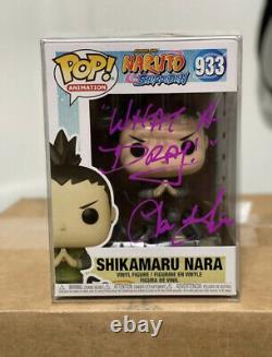 Shikamaru Nara A Signé Naruto Funko Pop (jsa, Témoin De L'aco) Tom Gibis