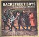 Signé A Backstreet Boys Very Christmas Red Vinyl Autograph 11x11 Art Card #4