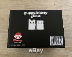 Signé Bimtoy Tiny Ghost Chiots Kitty Argent Set Limited Edition Nycc 2018