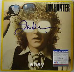 Signé Ian Hunter Autographié Vinyl Lp Certifié Authentique Psa Dna # Ag64493