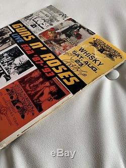 Slash Guns Autographié Signé N ' Roses Live Era'87-'93 Vinyl Record 4 Lp
