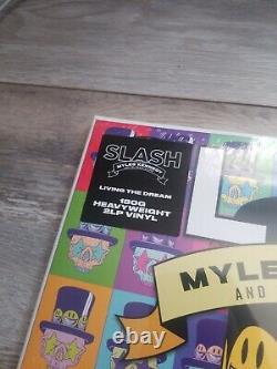 Slash Signed Living The Dream Vinyl Lp Myles Kennedy Guns N Roses Brand 2019