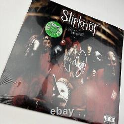 Slipknot VINYL LP Limité Slime Vert Translucide Autographe signé autographié