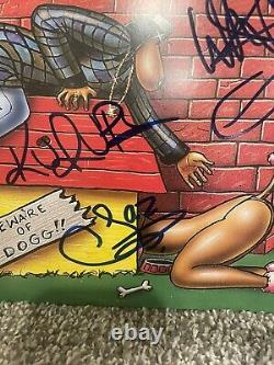 Snoop Dogg LP en vinyle transparent signé et dédicacé Doggystyle Warren G Korupt Daz Rap
