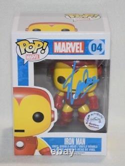 Stan Lee Signé Autographed Marvel Iron Man Funko Pop Excelsior Bas Coa F94885