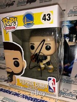 Stephen Curry Golden State Warriors Signé Funko Pop Steph-beckett Bas Coa