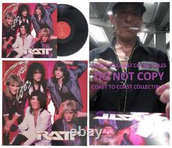 Stephen Pearcy Signé Ratt Maintenant Jouant Album Preuve COA Disque Vinyle Autographié