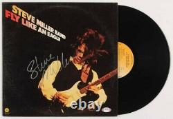 Steve Miller Band Signé Autographié Fly Comme Un Album Eagle Vinyl Psa Certifié