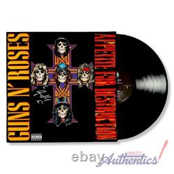Steven Adler LP vinyle signé et dédicacé Appetite for Destruction authentifié PSA/DNA