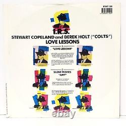 Stewart Copeland Signé Vinyl Lp Love Leçons Police Bas #q69616