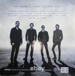 Sully Erna dédicacé signé Godsmack Quand les légendes se lèvent Vinyle blanc Record