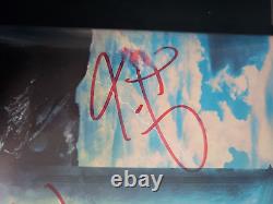 Sum 41 Ciel X Enfer 3 Couleur Écrasement COA Signé Autographié Disque Vinyle #/500