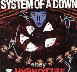 Système de signature de System of a Down Autographié Hypnotize Vinyl Record Album LP JSA COA