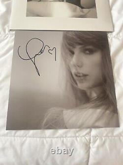 TAYLOR SWIFT SIGNÉ Avec LE DÉPARTEMENT DES POÈTES TOURMENTÉS VINYLE D'AUTOGRAPHES #1