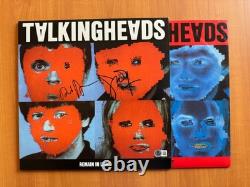 Talking Heads vinyle LP signé et autographié Remain In Light avec certificat d’authenticité Beckett