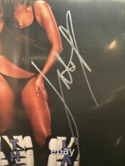 Tate McRae Autographed Signed Think Later Black Vinyl LP NEWBURY COMICS NOUVEAU