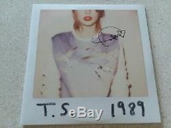 Taylor Swift 1989 (2-lp) Clear & Rose Disques Vinyle Signé Autographié Album