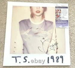 Taylor Swift A Signé En 1989 Album Vinyl Singer Red Lover Me Folklore Red Jsa