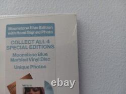 Taylor Swift Édition spéciale Midnight Signé Photo Lune Bleue Marbrée Vinyle