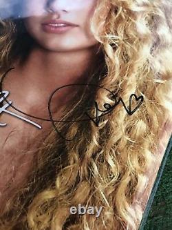 Taylor Swift Main Signé Turquoise Vinyl Autographe Authentique Sold Out