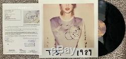 Taylor Swift Signé 1989 Vinyle Jsa Loa Rare Auto 1 De 2