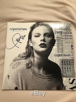 Taylor Swift Signé / Dédicacé Réputation Vinyle