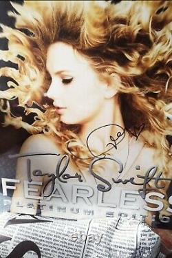 Taylor Swift Signed Clear/metallic Gold Vinyl Lp Record Store Day Rsd