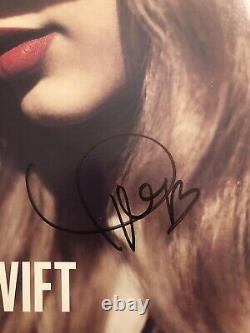 Taylor Swift Signée Rouge Vinyle Signé Autographe Authentique Rare