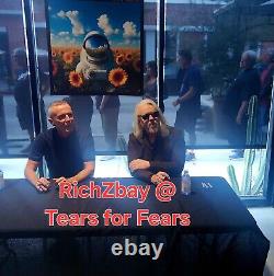 Tears For Fears Signé Autographe 2 LP Vinyle Chansons Pour une Planète Nerveuse RARE