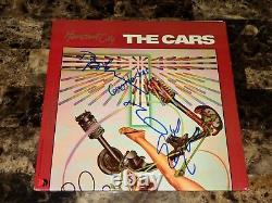 The Cars Rare Band Signed Autographed Heartbeat Vinyl Lp Record Ric Ocasek + Coa